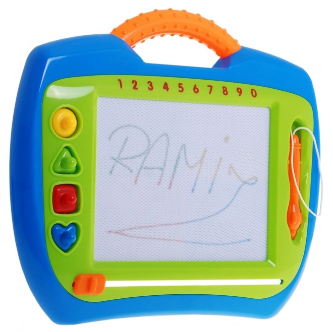 Puzzle Dla Wesołych Dzieci 3+ Kreatywna zabawka + stylus + 4 pieczątki + rysunki w 4 kolorach
