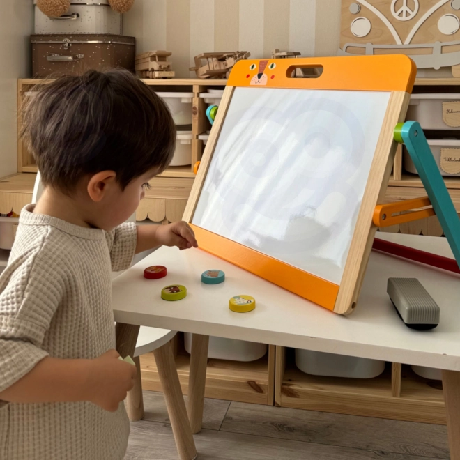 Dziecięca magnetyczna i kredowa tablica 2w1 Tooky Toy