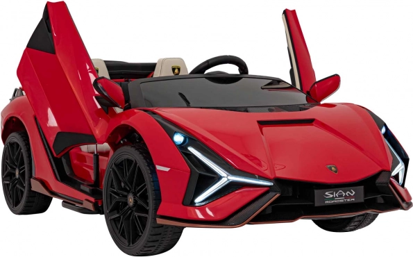 Dziecięcy elektryczny samochodzik Lamborghini Sian 24V – Czerwony