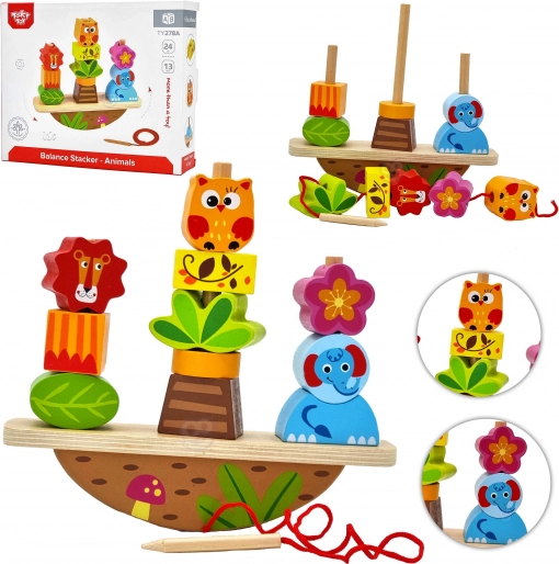 Tooky Toy Balansujące zwierzątka