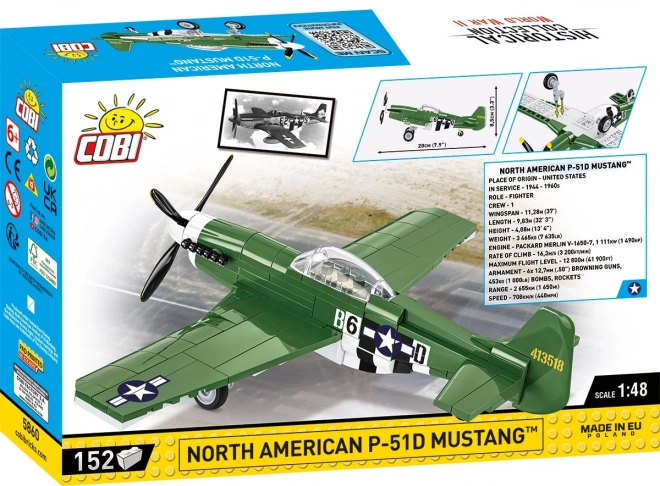 Zestaw konstrukcyjny samolotu P-51D Mustang COBI