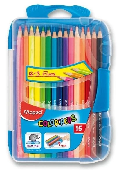 Trójkątne kredki Maped Color'Peps Smart Box 15 szt.
