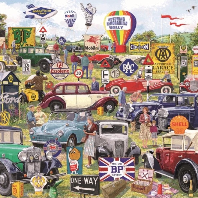 Gibsons Puzzle Motoring Memorabilia Rally 1000 elementów