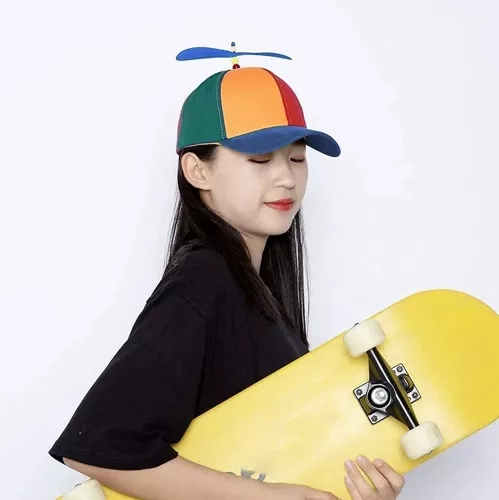 Czapka z daszkiem z wiatraczkiem Unisex, wielokolorowa Malatec