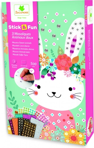 Stick & Fun - Mała mozaika Urocze zwierzęta