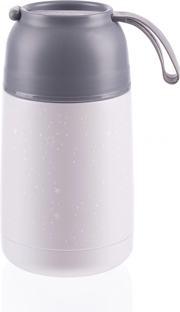 Termos na jedzenie z silikonowym uchwytem 620 ml, Gwiazdki