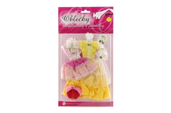 Ubranka dla lalek z akcesoriami - 2 sztuki