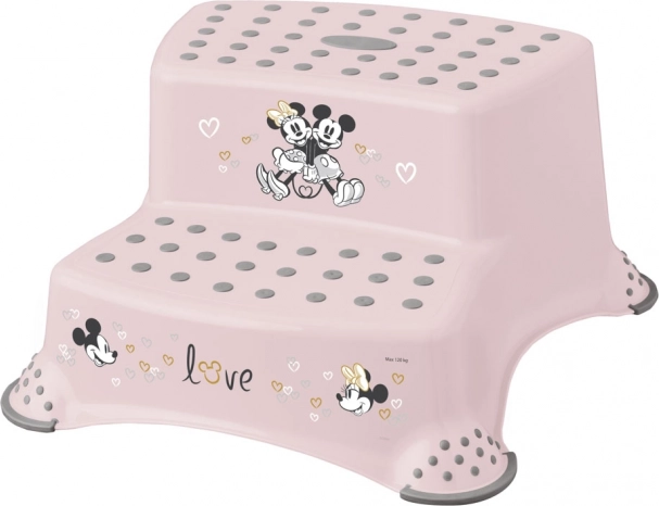Podnóżek dla dzieci do WC i umywalki Minnie różowy