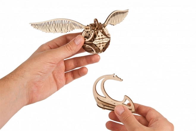 Ugears 3D drewniane mechaniczne puzzle Złotka, Harry Potter