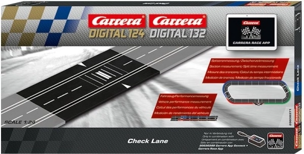 pomiar międzyczasów Check Lane do torów wyścigowych Carrera Digital 132/124