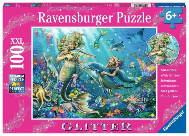 Ravensburger błyszczące puzzle Podwodne Piękności XXL 100 elementów