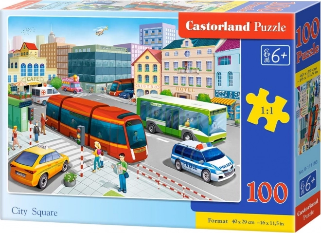 Puzzle rynek 100 kawałków