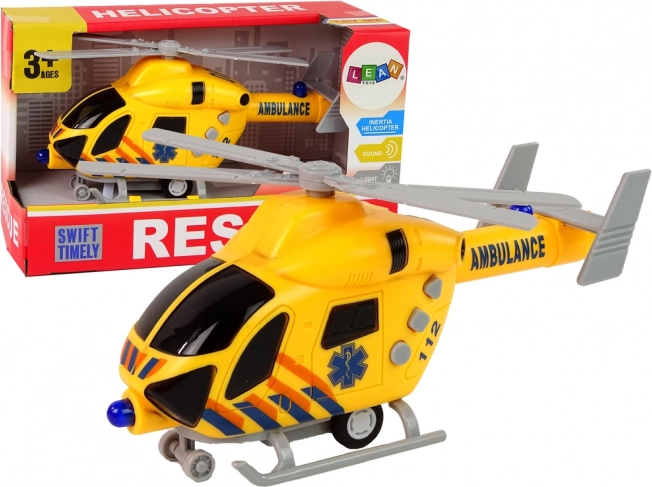 Ratunkowy helikopter ze światłami i dźwiękami