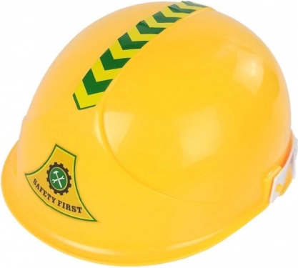 Żółty kask budowlany w zestawie