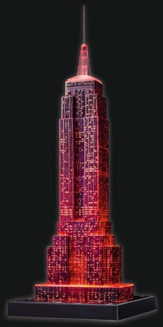 RAVENSBURGER Świecąca 3D układanka Edycja Nocna Empire State Building 216 elementów