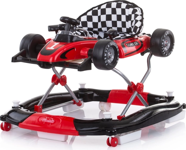Chodzik 4w1 Car Racer – Czerwony