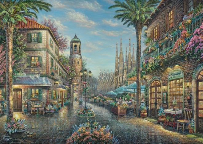 Puzzle Hiszpańska kawiarnia 1000 części