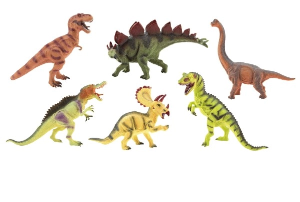 Sześć różnych dinozaurów w jednym opakowaniu