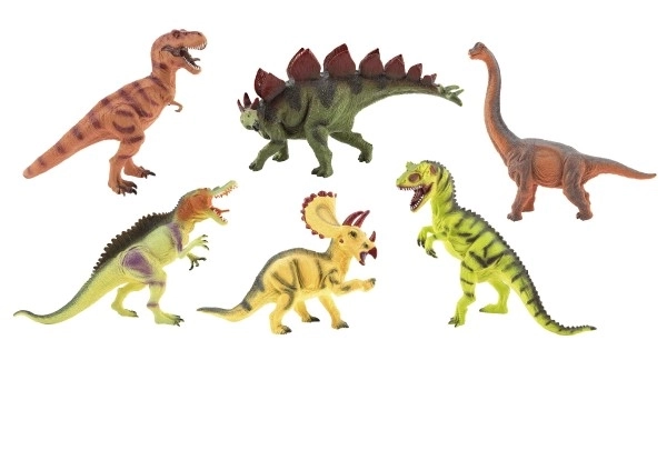 Dinozaurus 25-32cm plastik 6 rodzajów