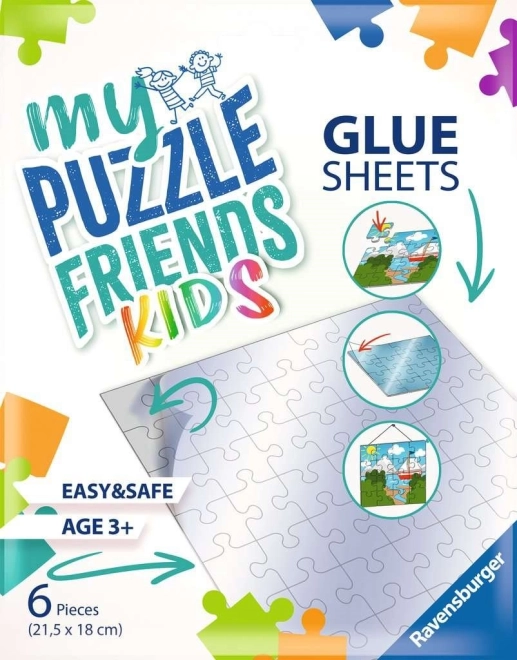 Samoprzylepna folia do puzzli 500 elementów RAVENSBURGER My Puzzle Friends Kids