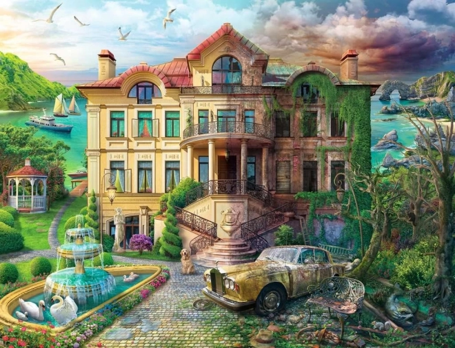 Ravensburger puzzle Rezydencja w zatoce 2000 elementów