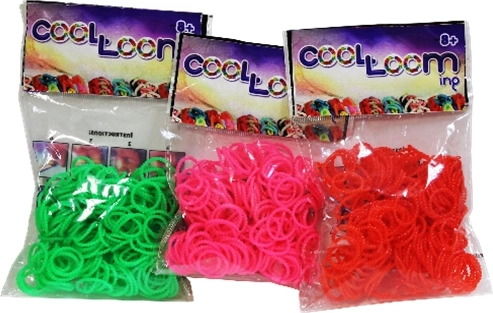 Gumki do bransoletek COOL LOOM – zestaw 100 szt.