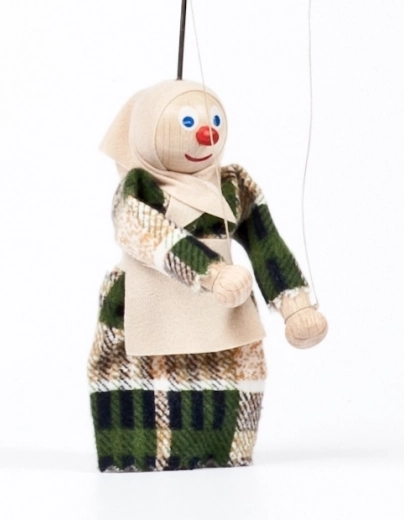 Gerlich drewniana marionetka Babcia Anieszka 12 cm