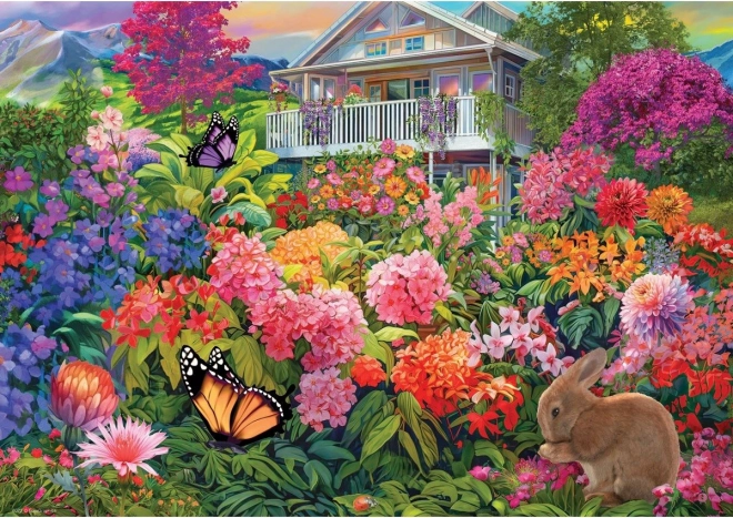 Puzzle Króliczy ogród 104 elementy