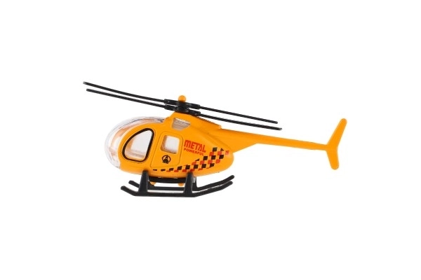 Metalowy i plastikowy helikopter dla dzieci 10 cm
