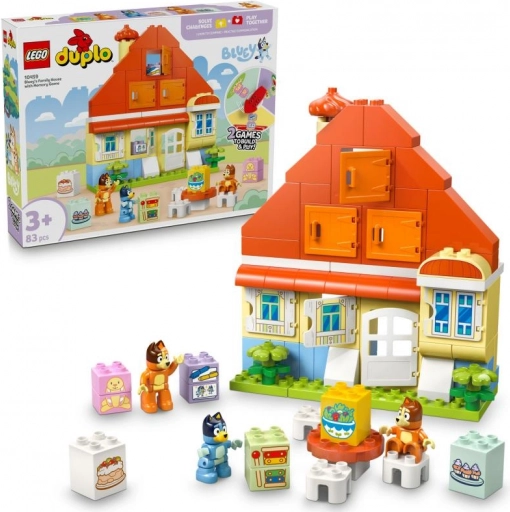 Lego duplo Bluey rodzinny dom z memory