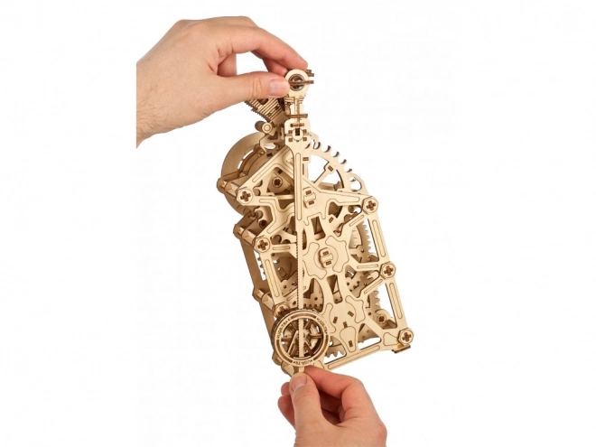 Ugears 3D drewniane puzzle mechaniczne Zegar silnika