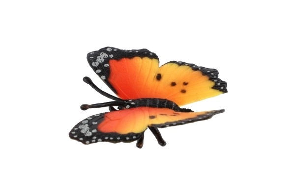 Motyl Monarcha afrykański (babočka) plastik 7cm w torebce
