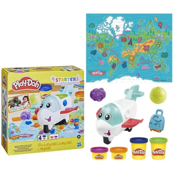 Play-Doh Zestaw Startowy Samolot Odkrywców