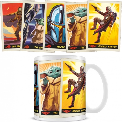 Ceramiczny kubek 315 ml z motywami The Child i Bounty Hunter