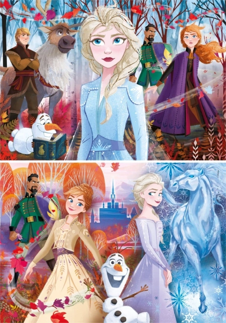 Puzzle 2x20 Super Kolor Kraina Lodu 2