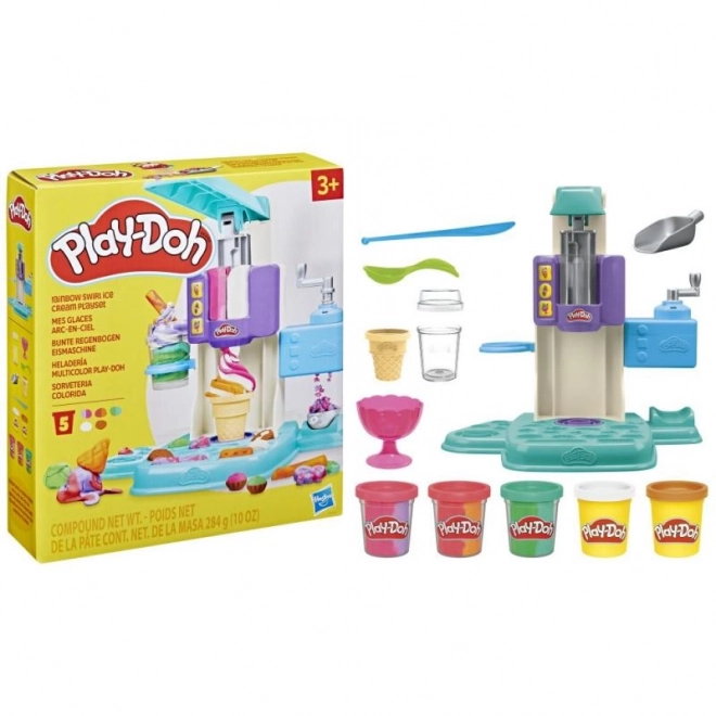 Play-doh zakrzywiona lodziarnia