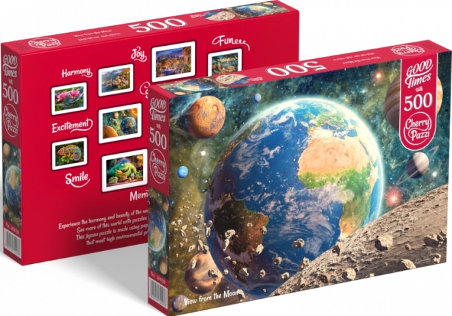 Puzzle Widok z Księżyca 500 elementów