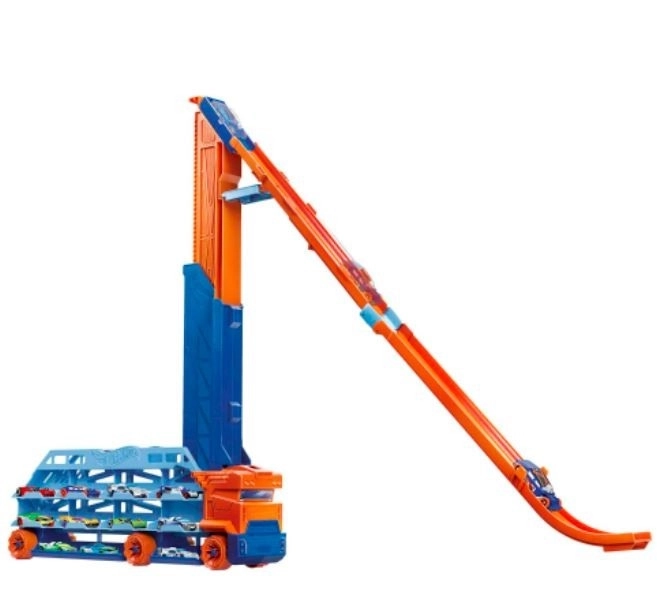 Hot Wheels Ciężarówka z wysokim torem HDY92