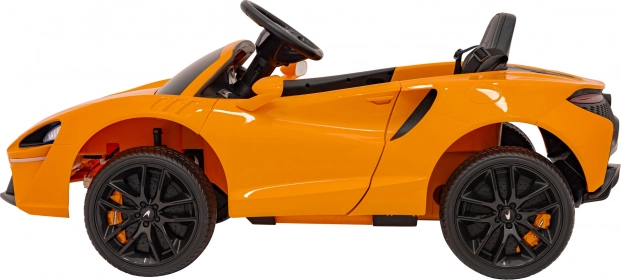 Dziecięcy elektryczny samochód McLaren Artura 4x4 z pilotem i LED – Pomarańczowy