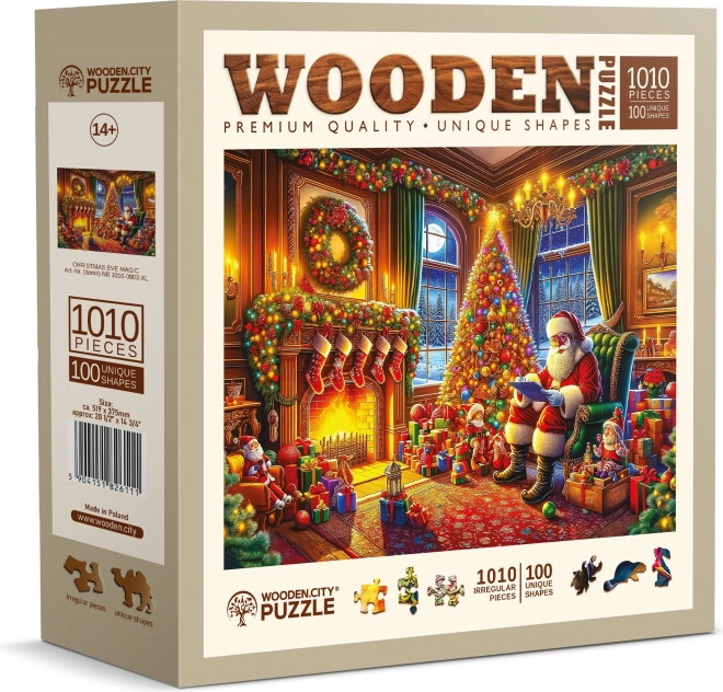 Drewniane puzzle Magia Wigilii 1010 elementów