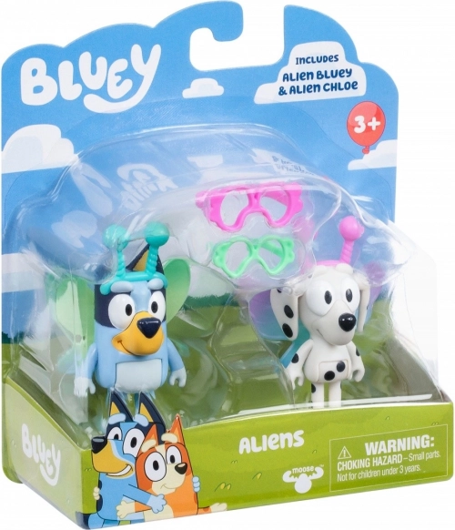 Figurki Bluey dwupak Baby Bluey i Chloe
