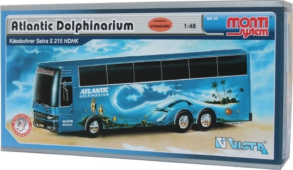 Zestaw Monti System MS 50 Atlantic Delfinarium Autobus 1:48 w pudełku 31,5x16,5x7,5cm