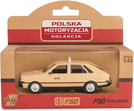 model samochodu fso polonez taxi 1:43 beżowy