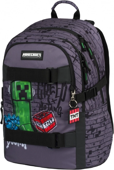 Zestaw 3 Skate Baagl Minecraft TNT: Plecak, Piórnik, Worek