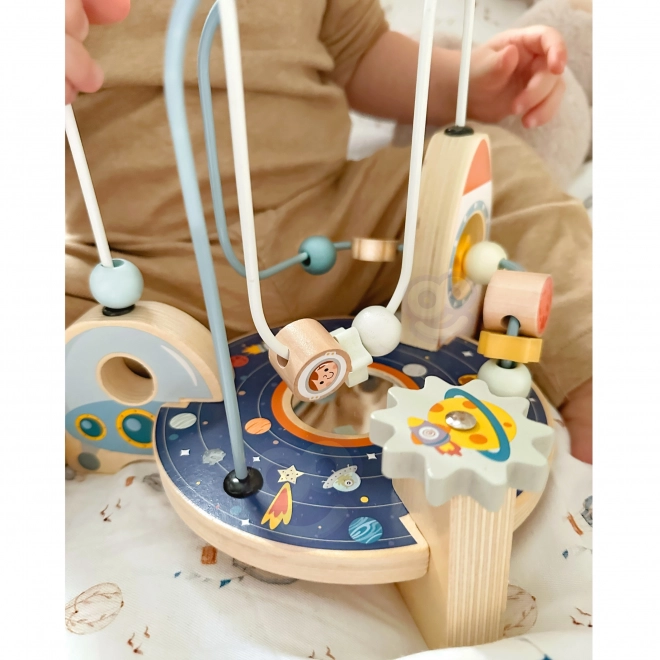 Drewniana rakietowa pętla od Tooky Toy