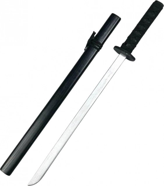 Drewniana katana treningowa czarna 70 cm