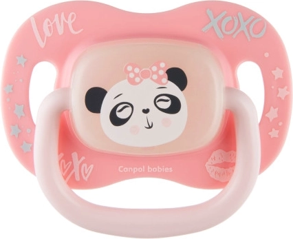 Silikonowy symetryczny smoczek CANPOL babies Exotic Animals panda 0–6 m
