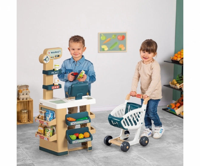 Dziecięcy Supermarket z elektroniczną kasą