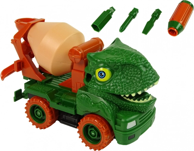 Rozkręcana dinozaurowa betoniarka