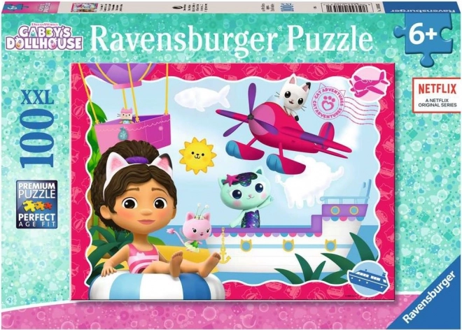 Puzzle Ravensburger Czarodziejski domek Gabin XXL 100 kawałków